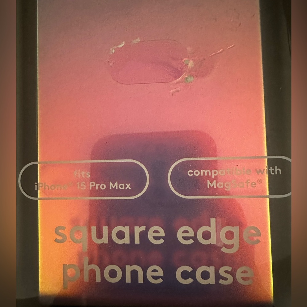 15 pro max Square Case with MagSafe - heyday halo pink